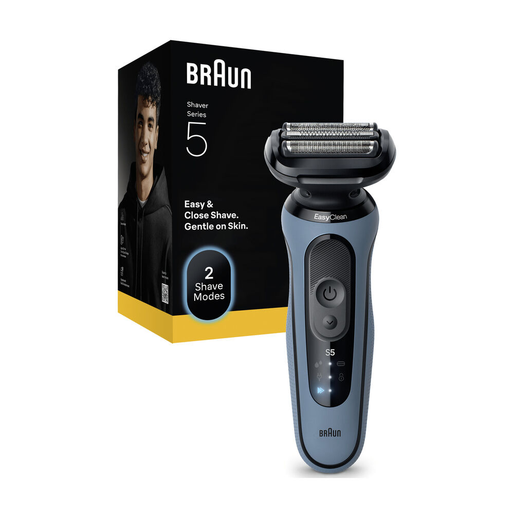 Rasoio elettrico barba Series 5 52-A1000S, 3 lame flessibili, 2 modalit&agrave; di rasatura: standard e turbo, con tecnologia senso adapt - PRMG GRADING OOBN - 10%, image number 1