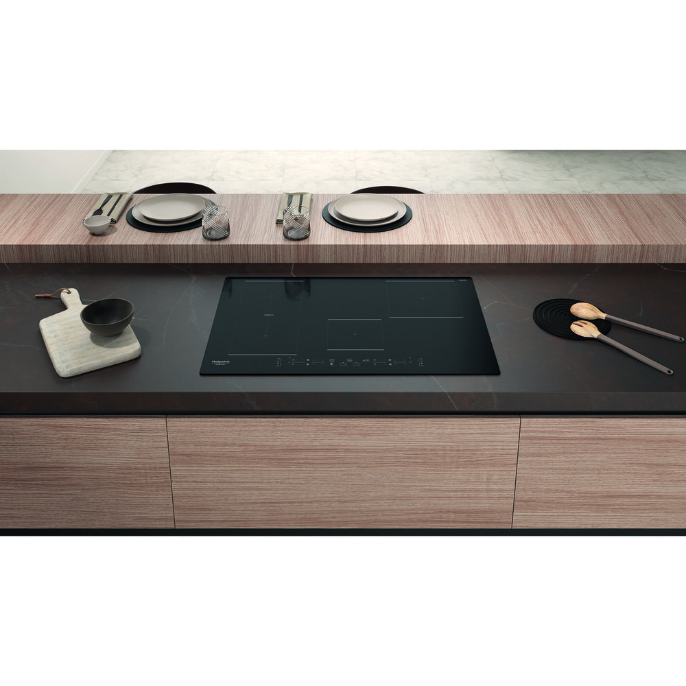  PIANO COTTURA HOTPOINT HB 0577B NE, zone cottura 4, image number 10