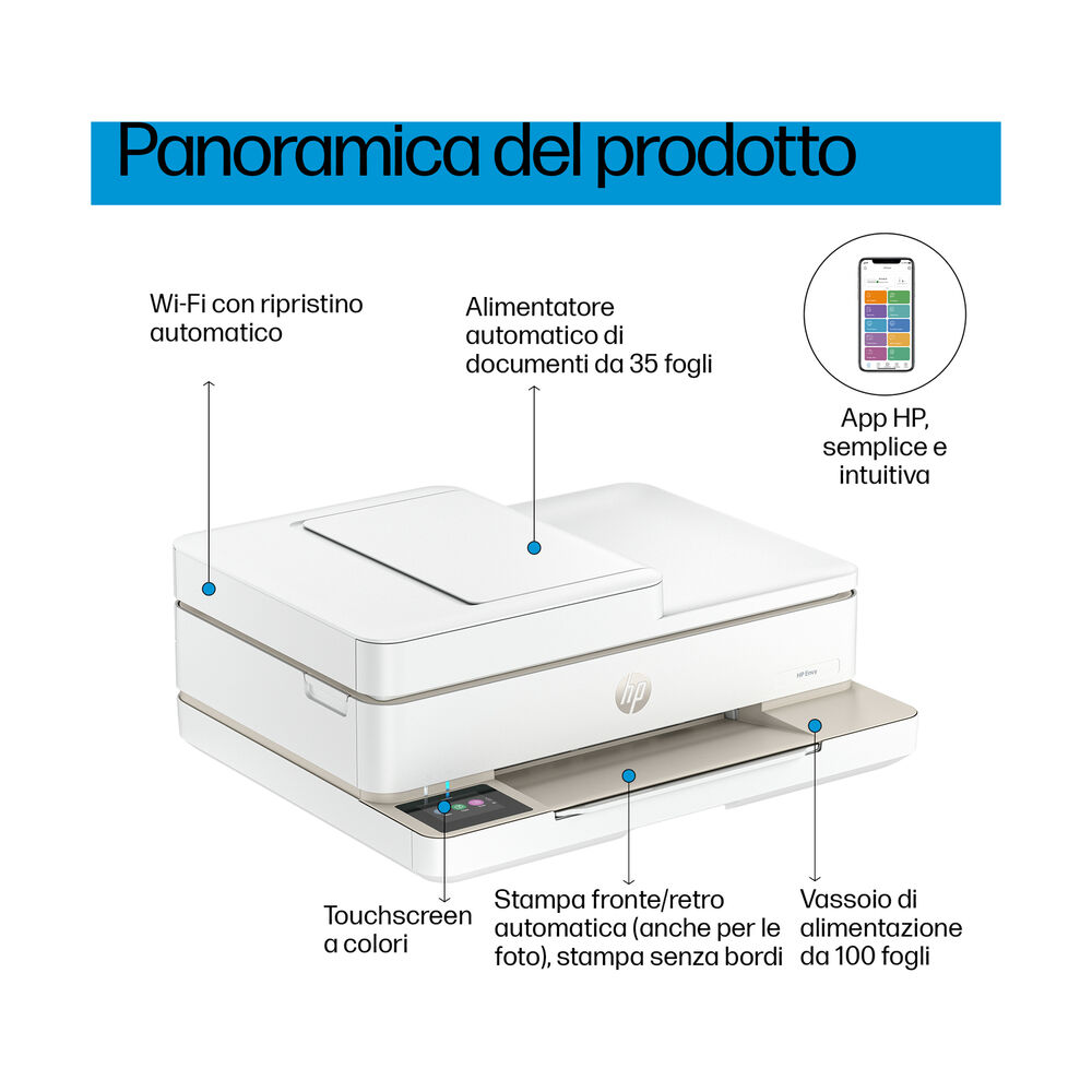 ENVY 6520E con HP+ ed Instant Ink, image number 3