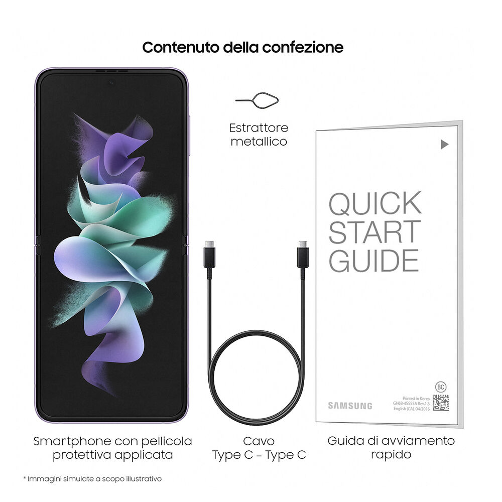Galaxy Z Flip3 5G, 256 GB, LAVENDER, image number 8