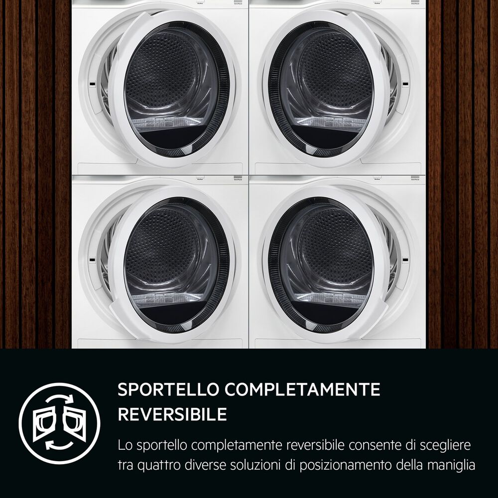 Asciugatrice AEG TR7HG8C, a pompa di calore, 8 kg, profondit&agrave; 63,8 cm,&nbsp; funzione refresh MixDry,&nbsp; Eco, Stiro facile, Classe C - PRMG GRADING RKBN - 15%, image number 4