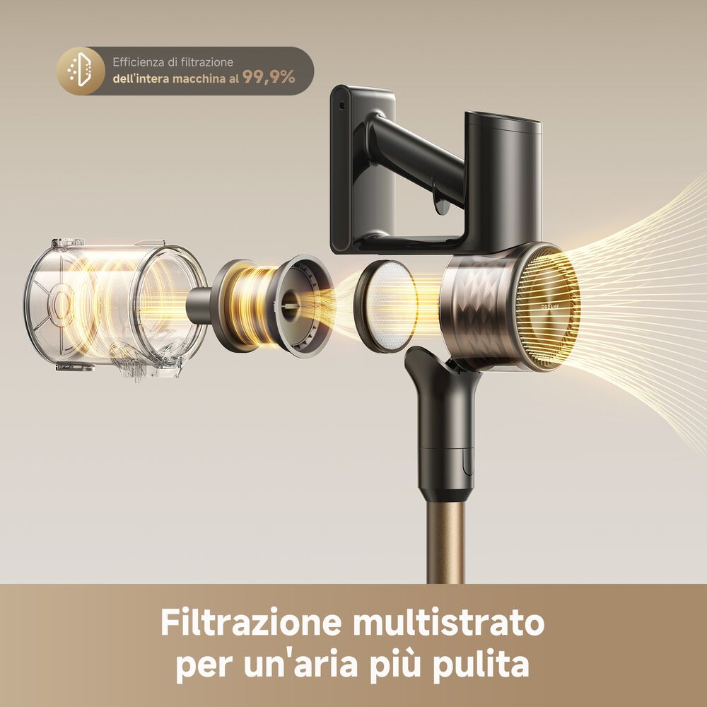 SCOPA ELETTRICA DREAME R10s Lite, Potenza Max 250 W, Autonomia fino a 45 min, Contenitore polvere fino a 0,5 l - PRMG GRADING OOCN - 15%, image number 9