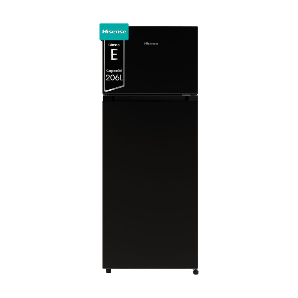 FRIGORIFERO DOPPIA PORTA RT267D4ABE, dimensioni 55 cm x 143.6 cm x 54.2 cm, capacit&agrave; netta totale 206 litri, nero, classe E - PRMG GRADING ROCN - 14.99%, image number 0
