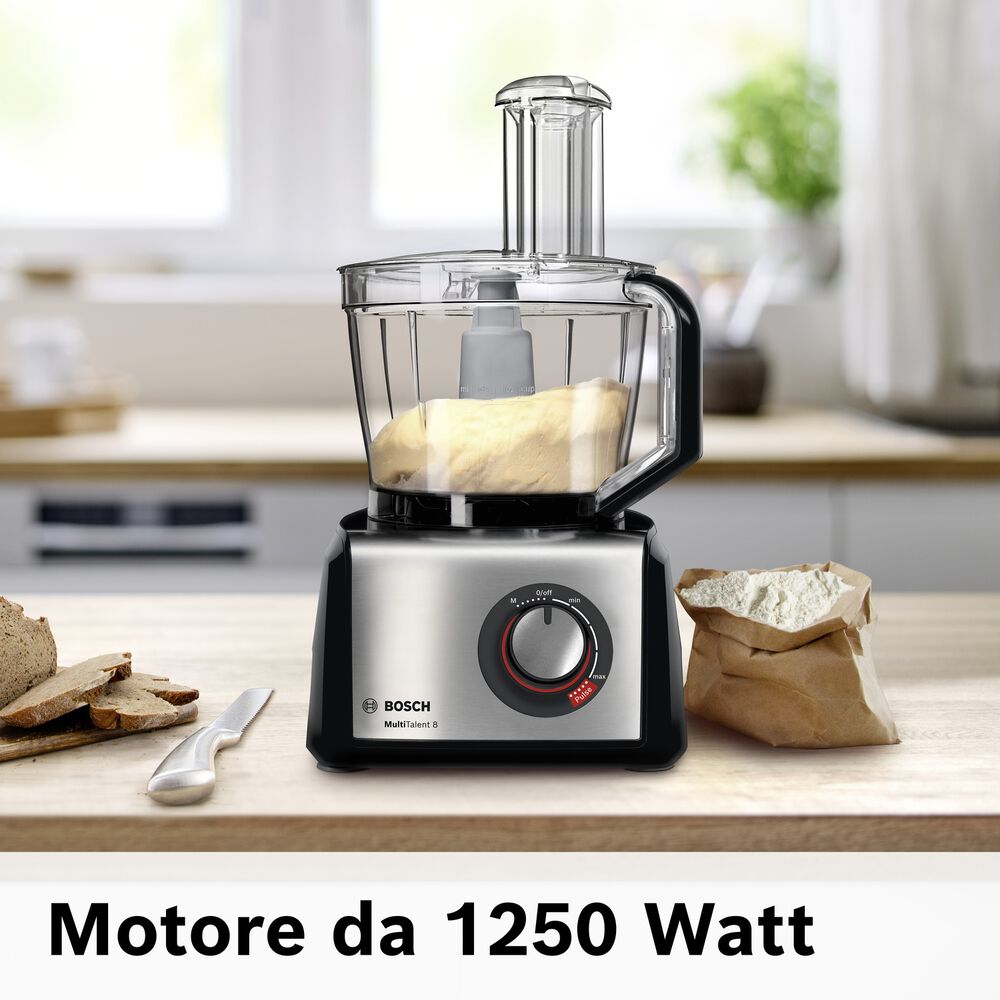  ROBOT DA CUCINA BOSCH MC812M844, capacit&agrave; della ciotola 3,9 Liter, 1250 W, Nero/Inox, image number 13