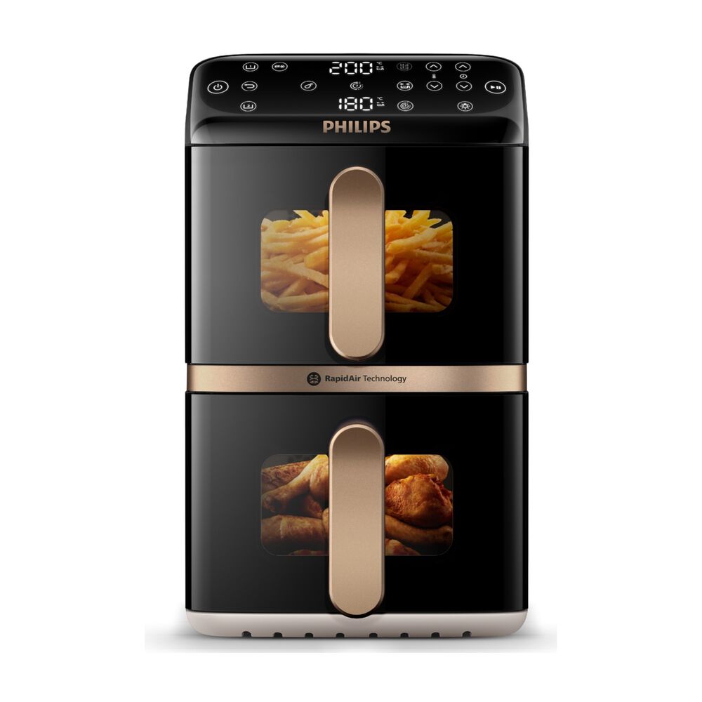 PHILIPS Airfryer Verticale Serie 4000 da 10L NA462/80 FRIGGITRICE AD ARIA, capacit&agrave; 10 l, Max potenza 2750 W, 6 programmi, da 40 &deg;C a 200 &deg;C, Bianco - PRMG GRADING ROCN - 15%, image number 1