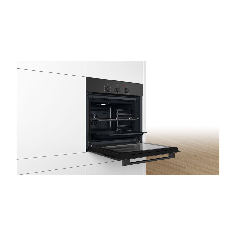 HBF011BA2 FORNO INCASSO Capacit&agrave; 66 l, dimensoni: L 59,4 cm-A 59,5 cm-P 54,8 cm, Nero, classe A - PRMG GRADING ROBN - 10%, image number 1