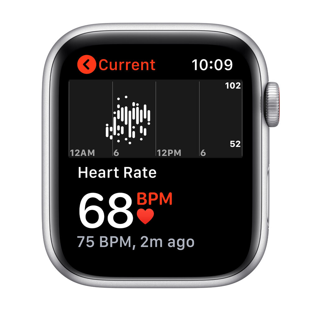 Watch SE Nike GPS+Cellular 44mm in alluminio argento - platino/nero (1ª Generazione), image number 3
