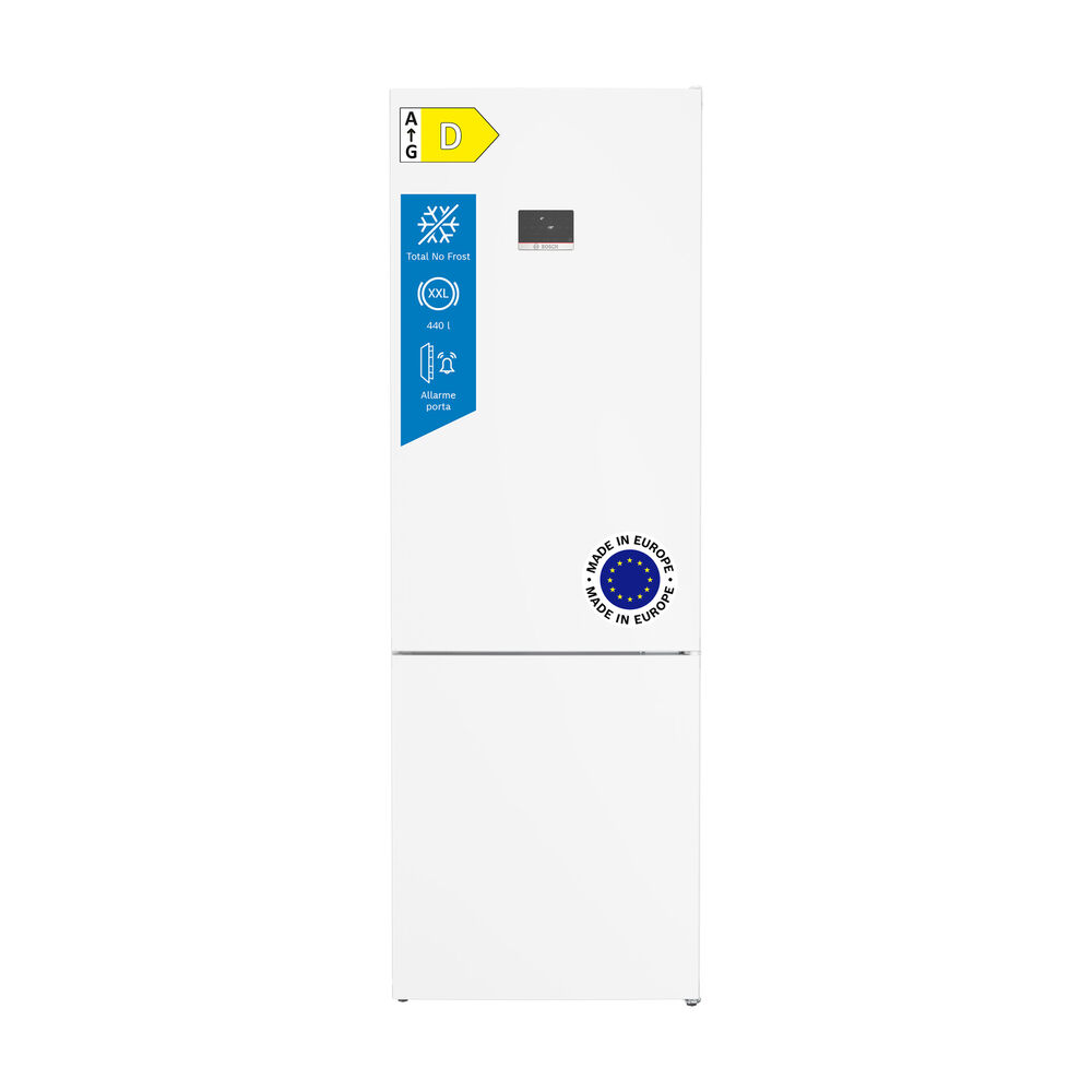 FRIGORIFERO COMBINATO KGN497WDF, Capacit&agrave; netta totale 440 l, Rumorosit&agrave;: 35 dB(A), 4 ripiani, Dimensioni: L 70 cm A 203 cm P 66,7 cm, Bianco, Classe D - PRMG GRADING ROCN - 14.99%, image number 0