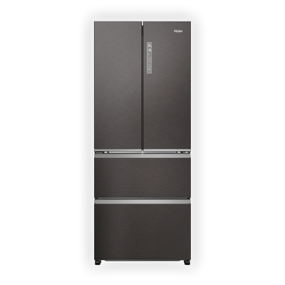 Frigorifero americano HAIER HFR3718ENMD, Sistema raffreddamento frigorifero: No Frost; Sistema raffreddamento congelatore: No Frost, Capacit&agrave; netta totale 402 l, Rumorosit&agrave;: 37 dB(A), Dimensioni: L 68,8 cm A 177,5 cm P 70 cm, Inox Dark, Classe E - PRMG GRADING ROBN - 10%
