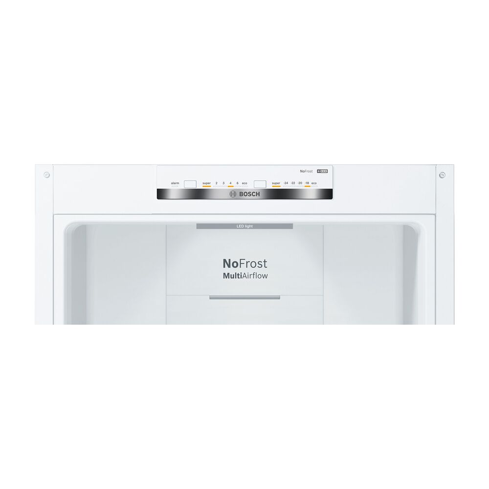 FRIGORIFERO COMBINATO KGN39VWEQ, Capacit&agrave; netta totale 368 l, Rumorosit&agrave;: 39 dB(A), 5 ripiani, Dimensioni: L 60 cm A 203 cm P 70 cm, Bianco, Classe E - PRMG GRADING ROBN - 10%, image number 5
