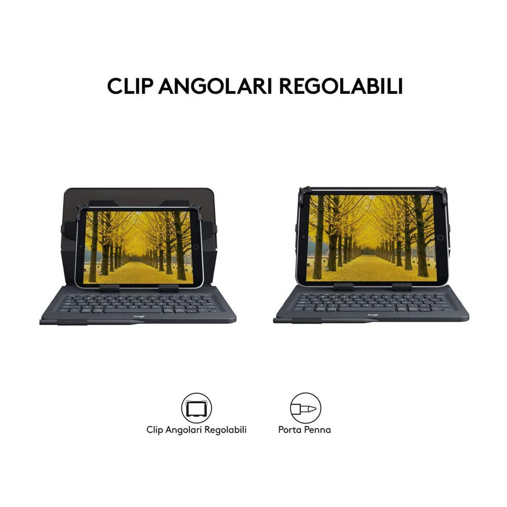 CUSTODIA CON TASTIERA LOGITECH UNIVERSAL FOLIO, image number 2