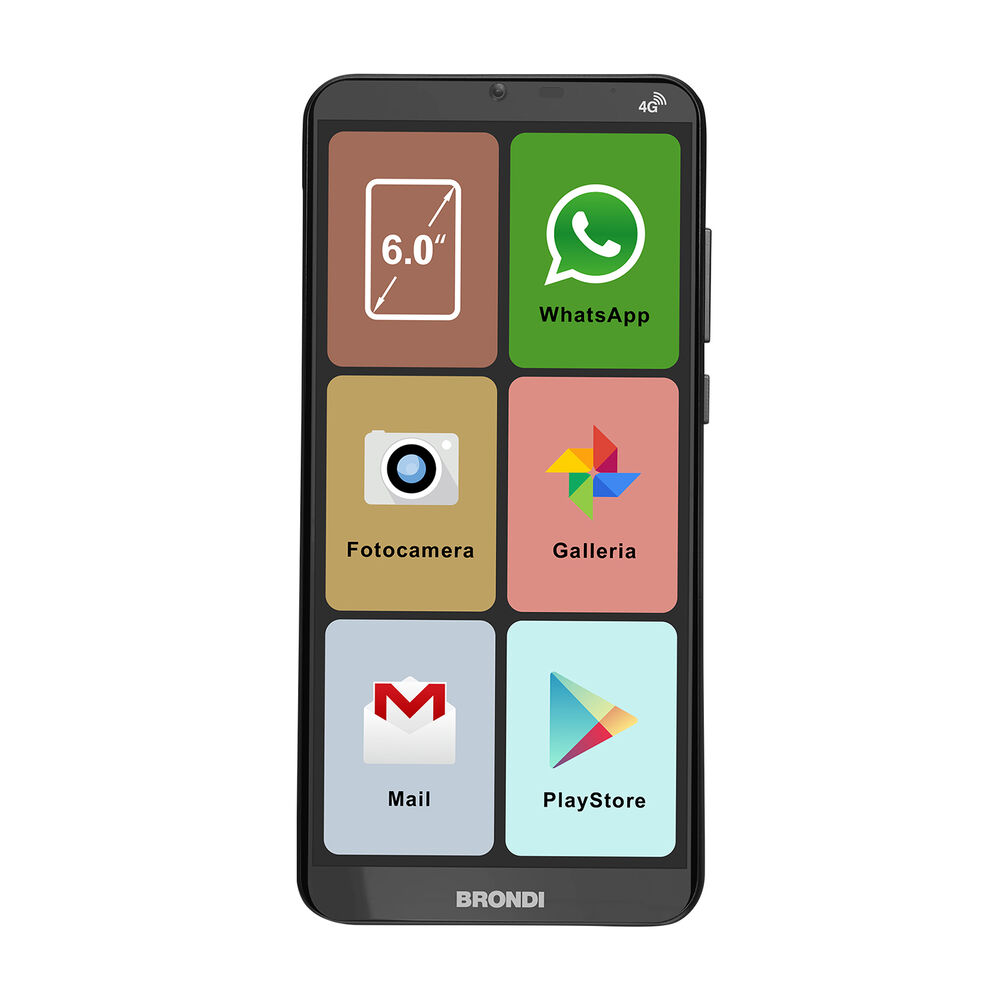 AMICO SMARTPHONE XL, 16 GB, BLACK, image number 0