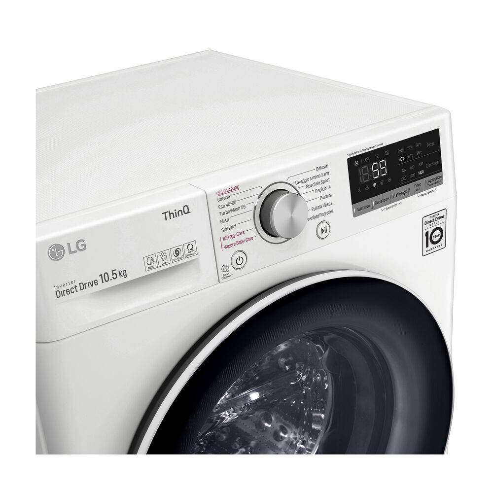 F4WV510S0E LAVATRICE, Caricamento frontale, 10,5 kg, 56,5 cm, Classe B, image number 9