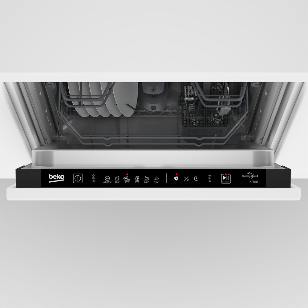 LAVASTOVIGLIE INCASSO Pannello frontale non in dotazione BEKO BDIS16030, Programmi 6, Dimensioni: L 44,8 cm, A 81,8 cm, P 55 cm, Rumorosit&agrave; 48 dB(A), Consumo di acqua 11,9 l, Bianco, Classe D - PRMG GRADING ROCN - 15%, image number 1