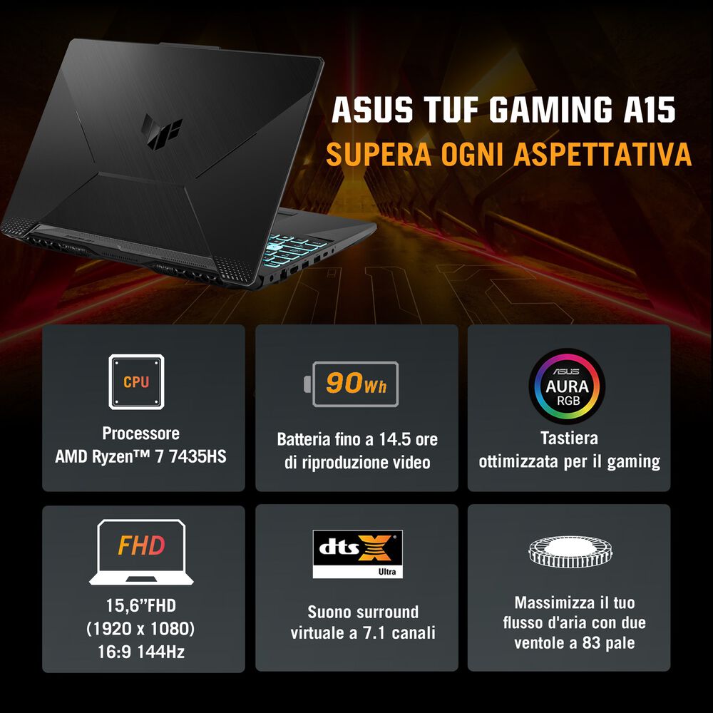 TUF Gaming A15 FA506, image number 6