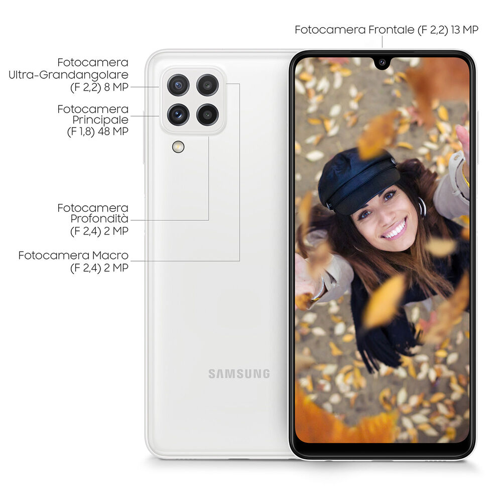 Galaxy A22, 64 GB, WHITE, image number 3