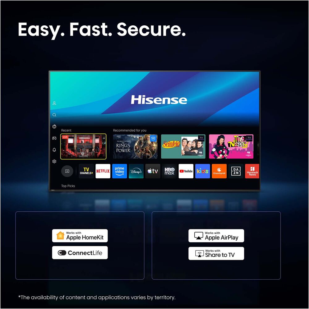 HISENSE 40A5S, Smart TV QLED 40" FHD, 60Hz, Audio Dolby Atmos, VIDAA OS con 1000+ APP, HDR10, Game Mode, Works with Alexa, Wifi, lativ&ugrave; - PRMG GRADING OOBN - 10%, image number 11
