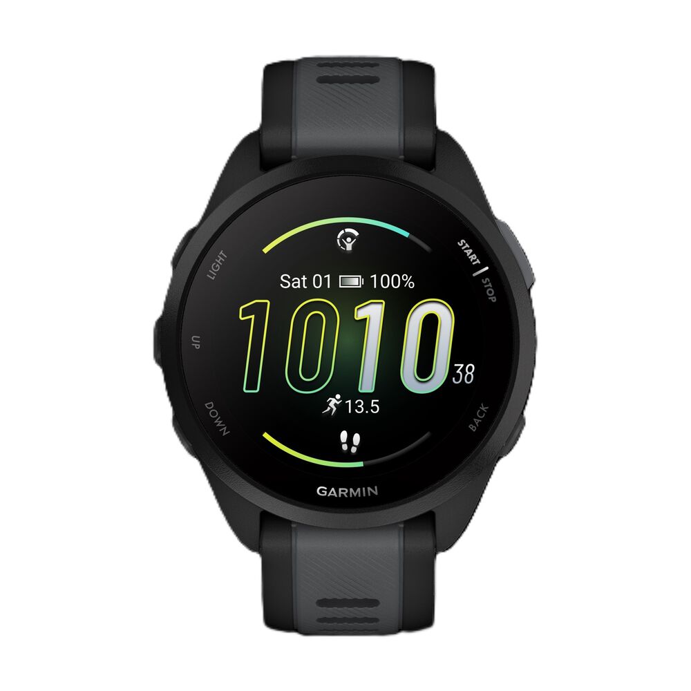 SPORTWATCH GARMIN FORERUNNER 165 Music, Nero/Ardesia - PRMG GRADING OOBN - 10%, image number 0