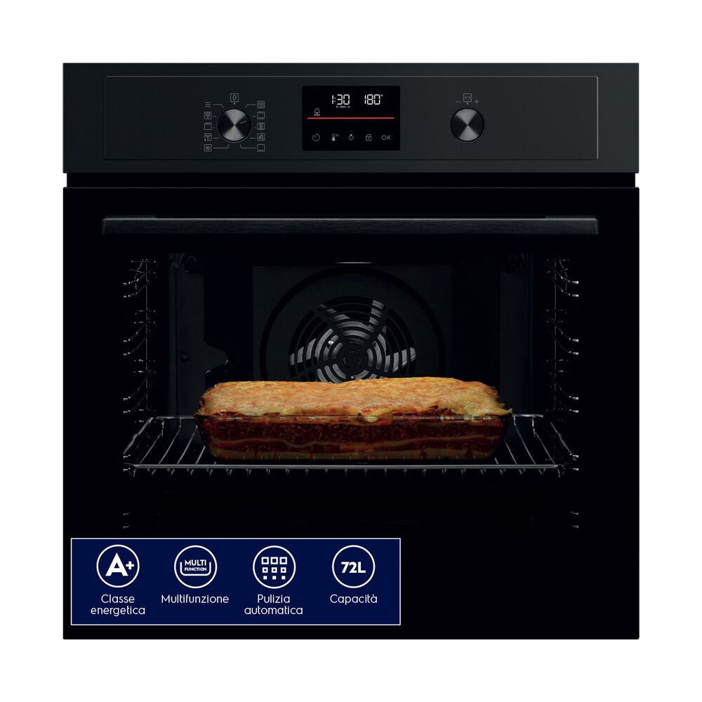 EOF4P56H FORNO INCASSO Capacit&agrave; 72 l, dimensoni: L 59,4 cm-A 58,9 cm-P 56,9 cm, nero, classe A+ - PRMG GRADING ROCN - 15%, image number 0