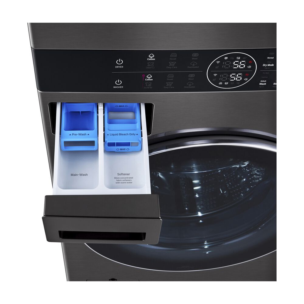 LG WT1716BBF LAVASCIUGA, Caricamento frontale, capacit&agrave; lavaggio 17 kg, capacit&agrave; asciugatura 16 kg, 6 programmi, Profondit&agrave; 77 cm, Giri 1100 rpm, Essence Black Steel, Classe E - PRMG GRADING ROBN - 10%, image number 20