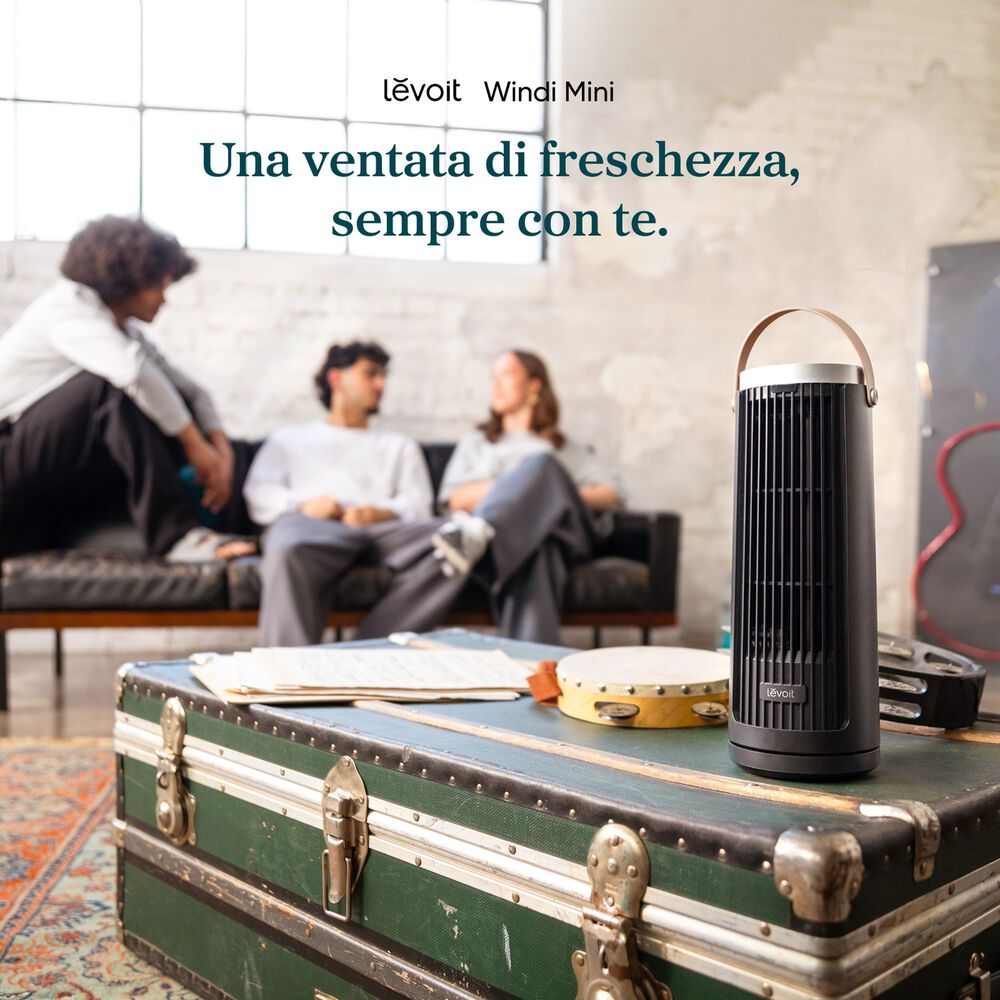 Ventilatore a torre Windi Mini Nero, image number 2