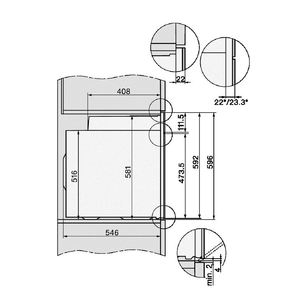H 7364 BP EDST/CLST FORNO INCASSO, classe A+, image number 4