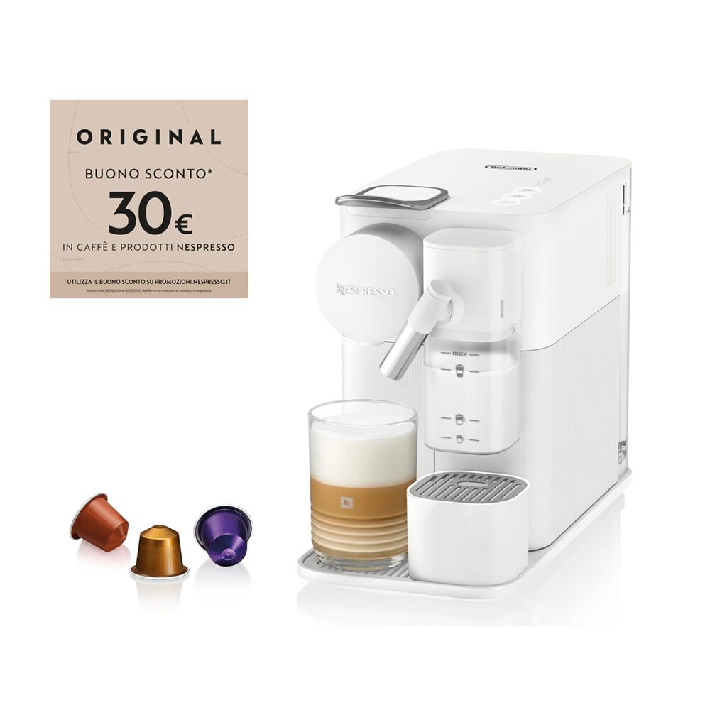 DE LONGHI Lattissima One EN510.W MACCHINA CAFFÈ CAPSULE, Bianco, image number 1