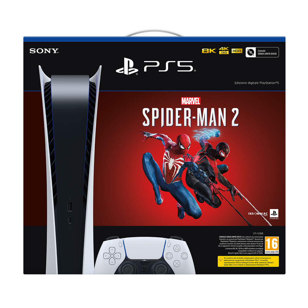 PS5 Dig. + Spider-Man 2 , image number 0