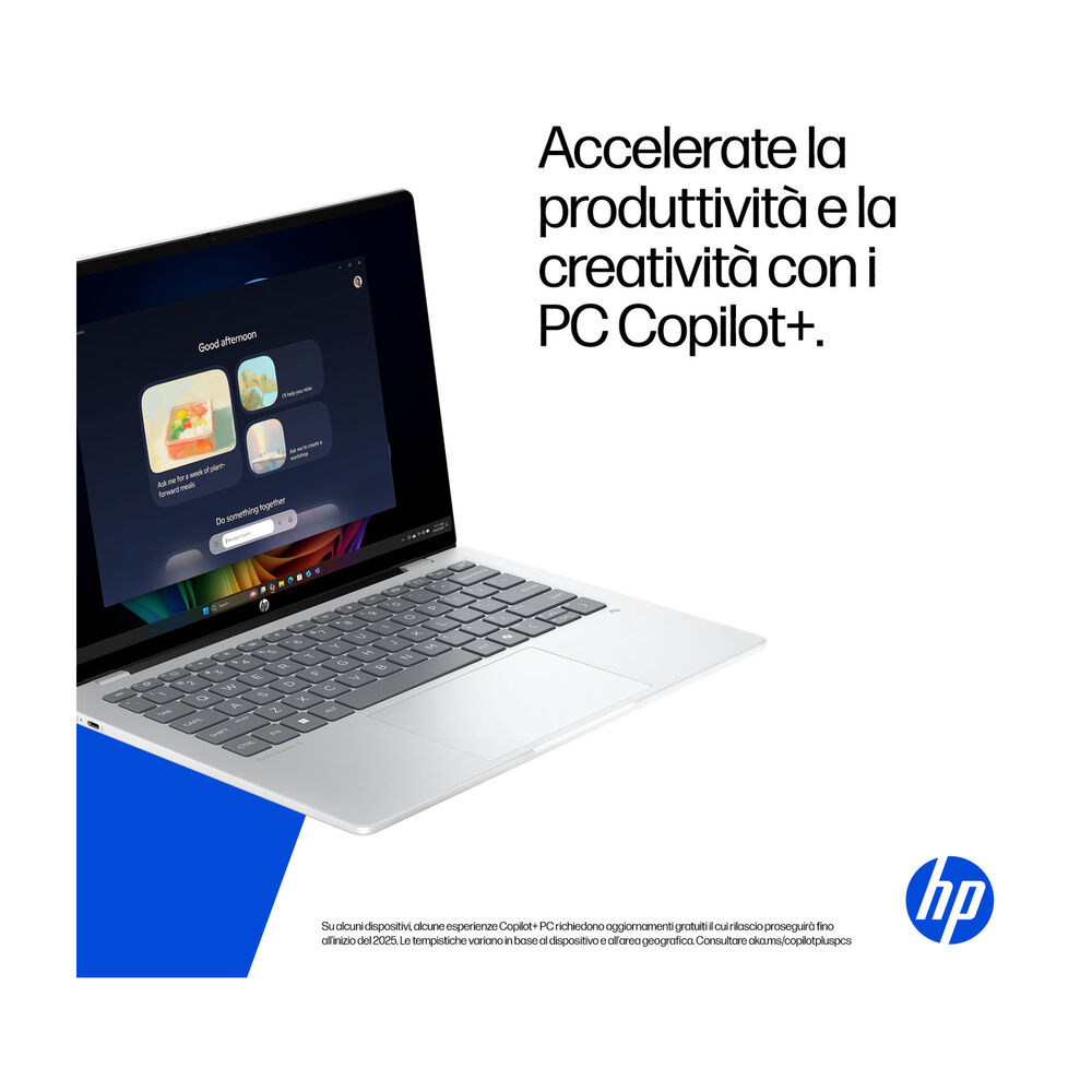 HP OMNIBOOK 5 14-HE0003NL NOTEBOOK, 14 ", processore Qualcomm Snapdragon X X1-26-100, Qualcomm Adreno&trade; Onboard Graphics, RAM 16 GB, 512 GB SSD, Silver, Windows 11 Home - PRMG GRADING OOBN - 10%, image number 2