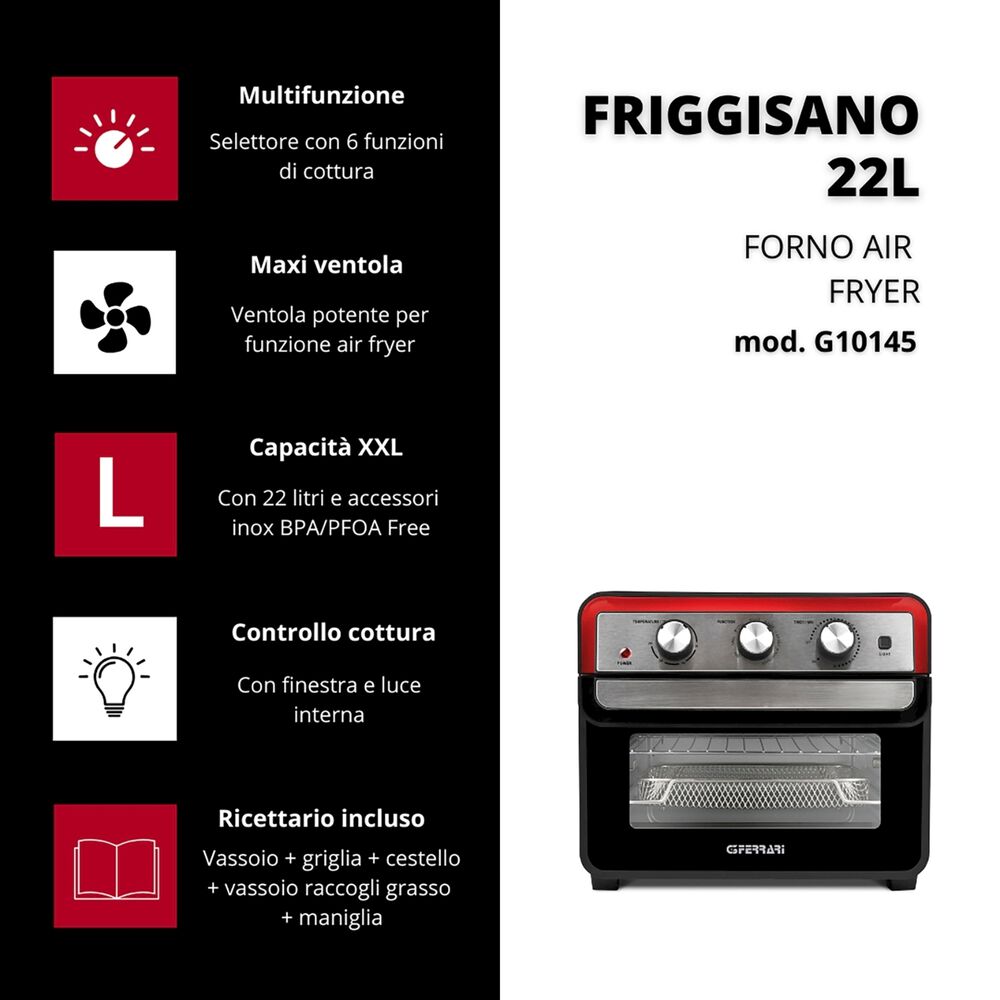 G3 FERRARI FRIGGISANO, capacit&agrave; 22 l, Max potenza 1700 W - PRMG GRADING OOBN - 10%, image number 2