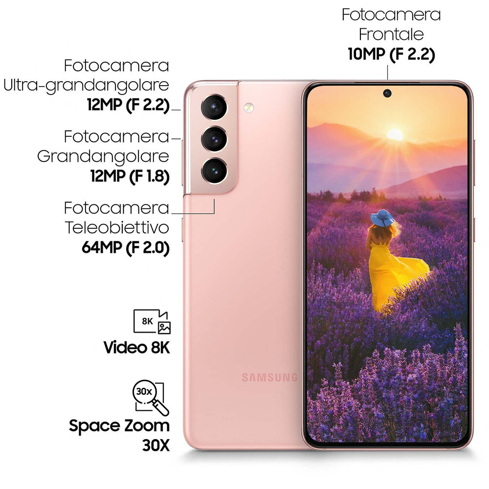 Galaxy S21 5G 256GB, 256 GB, PINK, image number 3