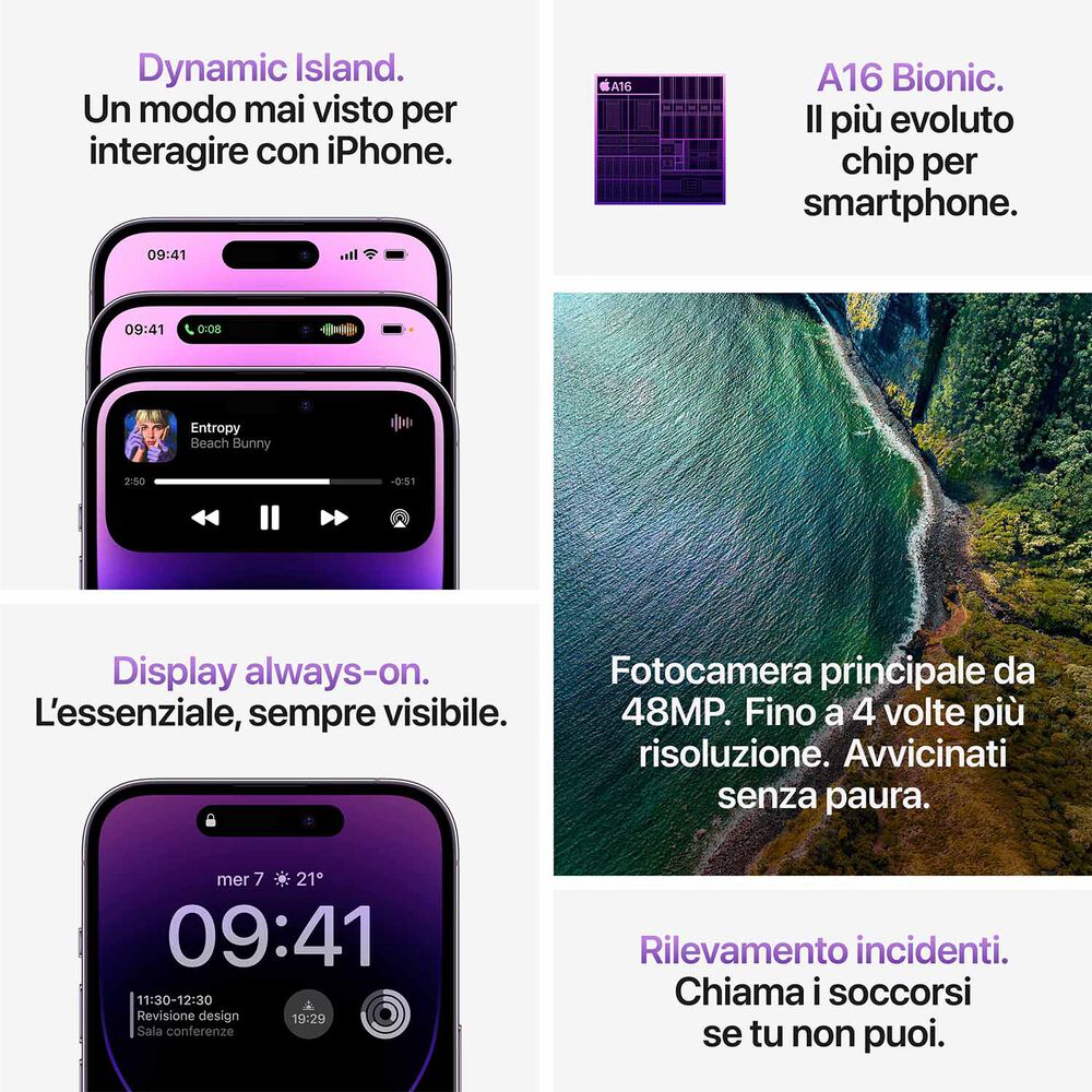 iPhone 14 Pro 128GB Nero siderale, image number 7