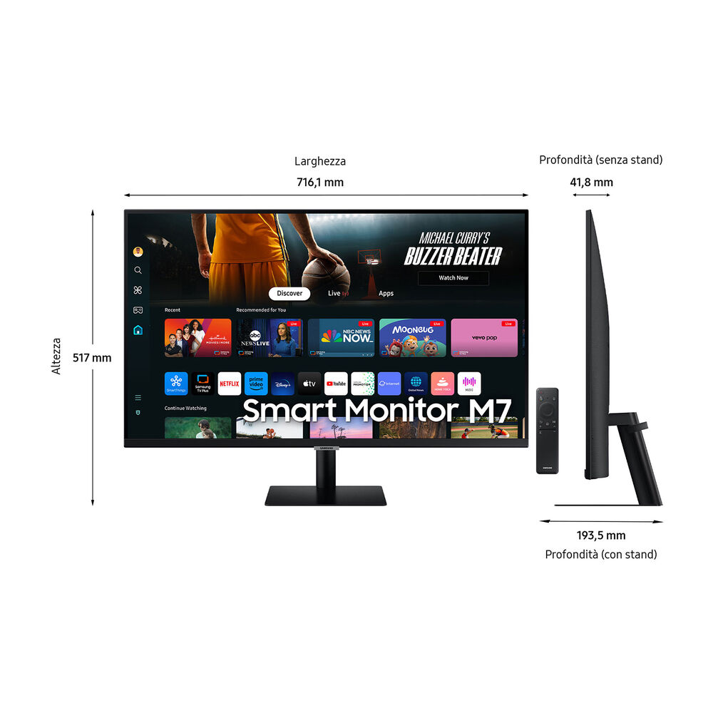 Smart Monitor M70D 32'', image number 1