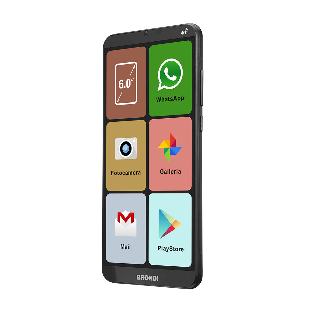 AMICO SMARTPHONE XL, 16 GB, BLACK, image number 1