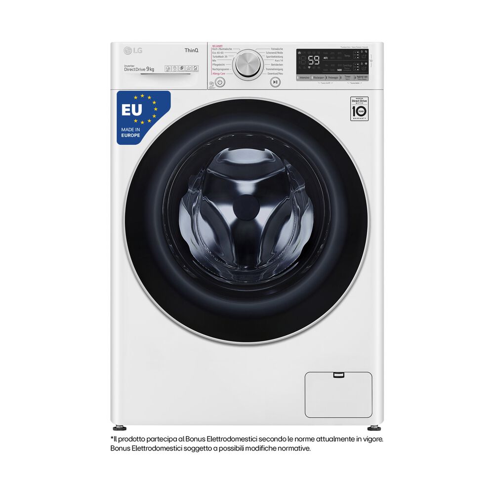 F4WV509S1EA LAVATRICE, Caricamento frontale, 9 kg, 56,5 cm, Classe B, image number 0