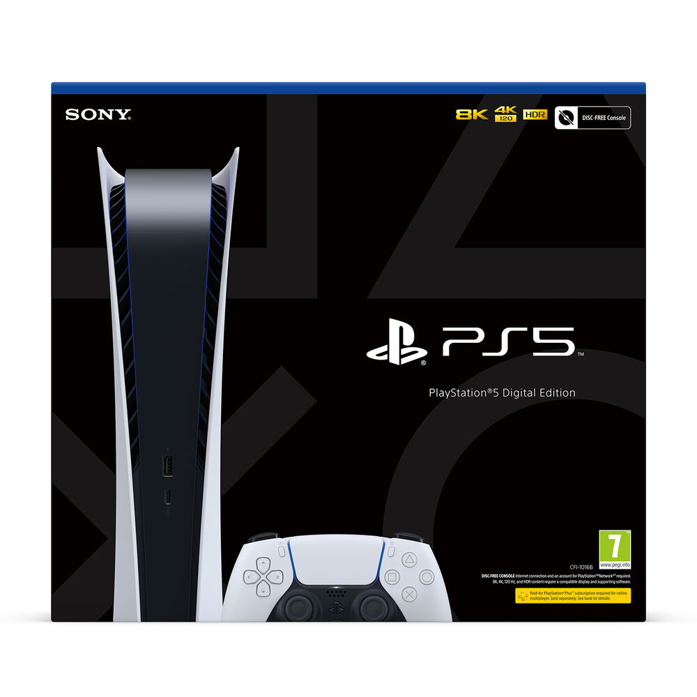 PlayStation 5 Digital C, White, image number 2