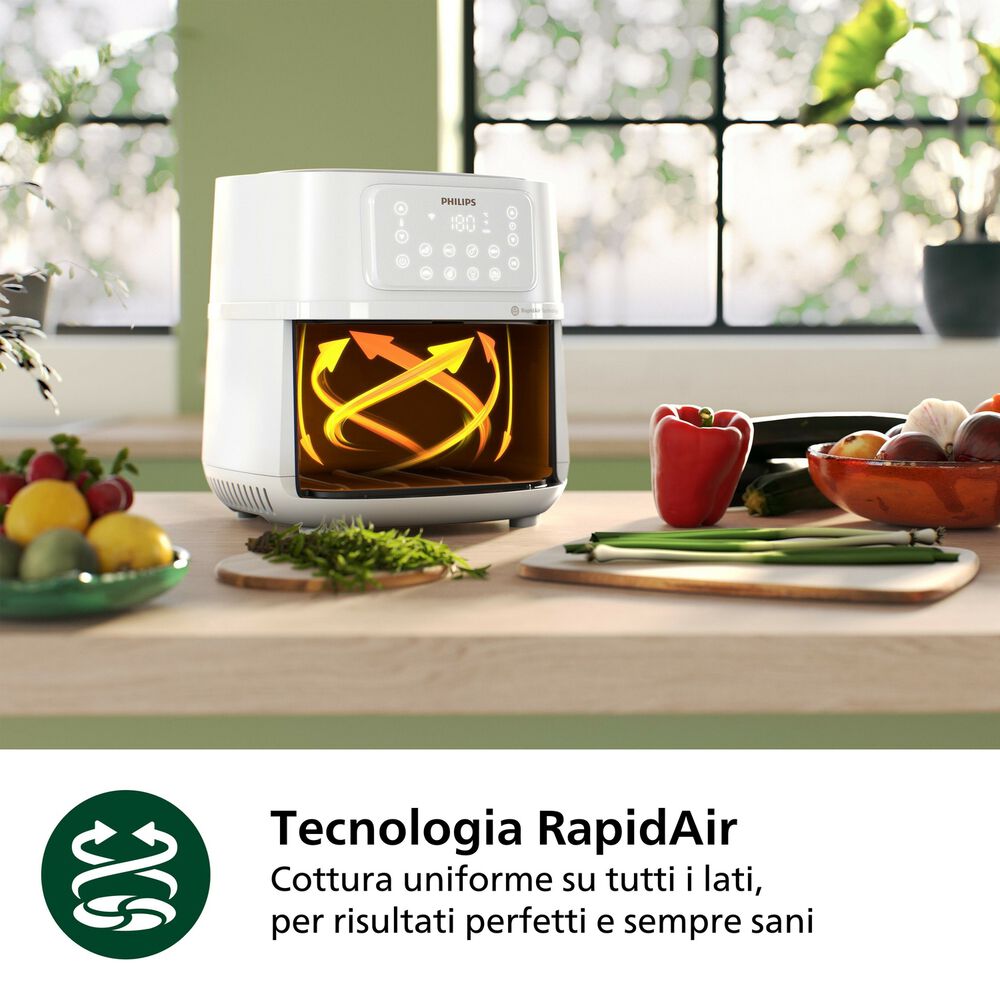 Airfryer Serie 5000 da 7.2L HD9285/00, image number 5