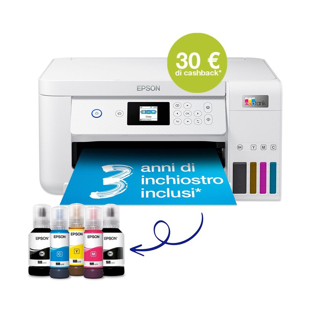 STAMPANTE INKJET EcoTank ET-2856, Inkjet, image number 1