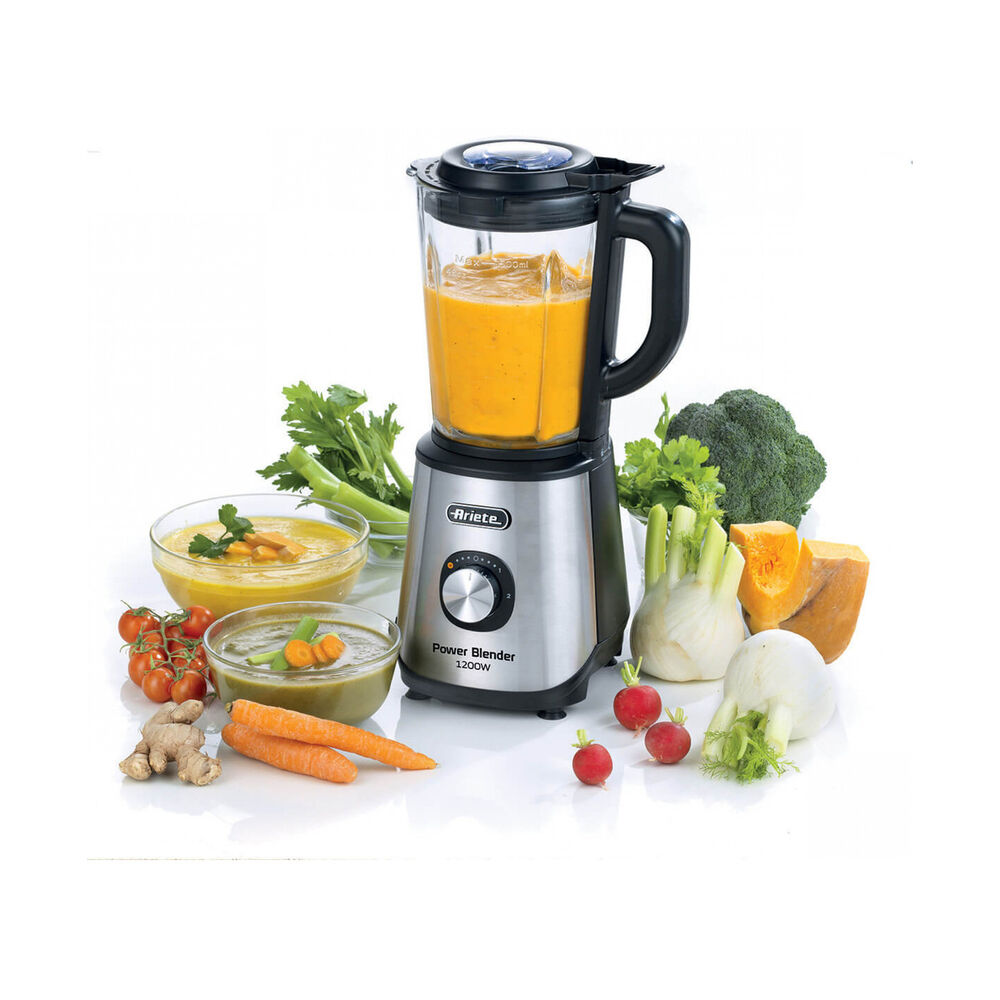 FRULLATORE POWER BLENDER, Potenza 1200 W, Caraffa da 1.5 l, 2 velocit&agrave;, Vetro, Acciao inox, NERO/METALLO - PRMG GRADING OOCN - 20%, image number 3