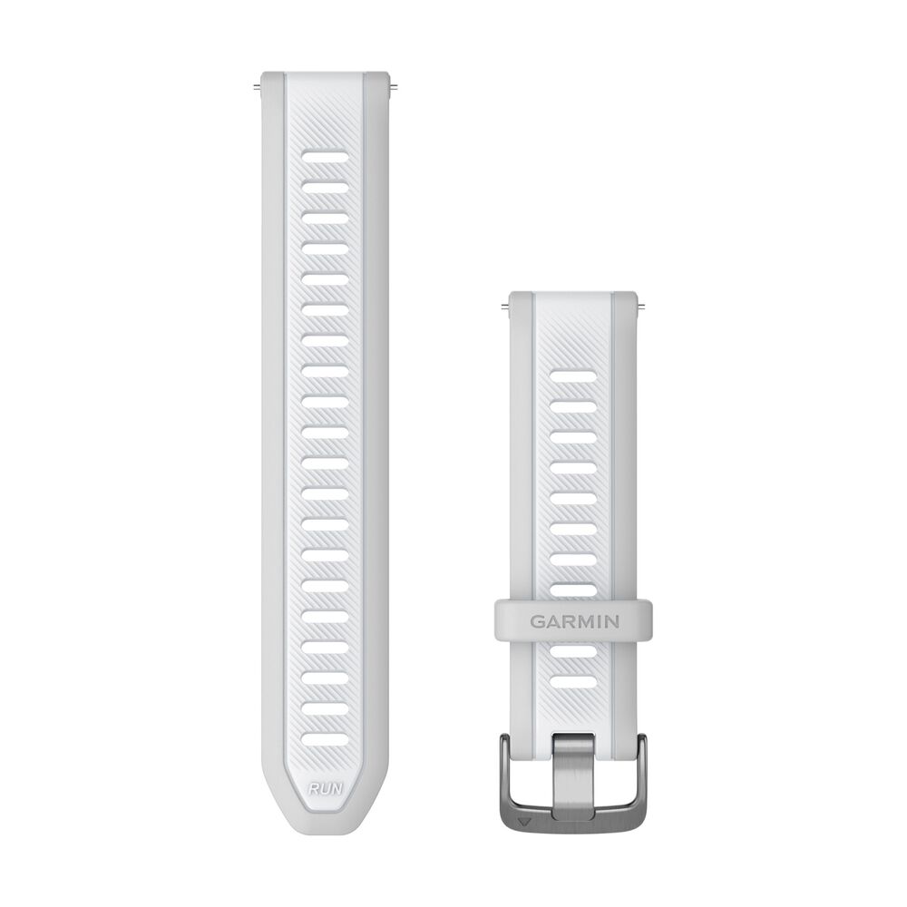 CINTURINO SMARTWATCH GARMIN sgancio rapido (20 mm) Grigio / Bianco, Silicone - PRMG GRADING OOBN - 10%, image number 0
