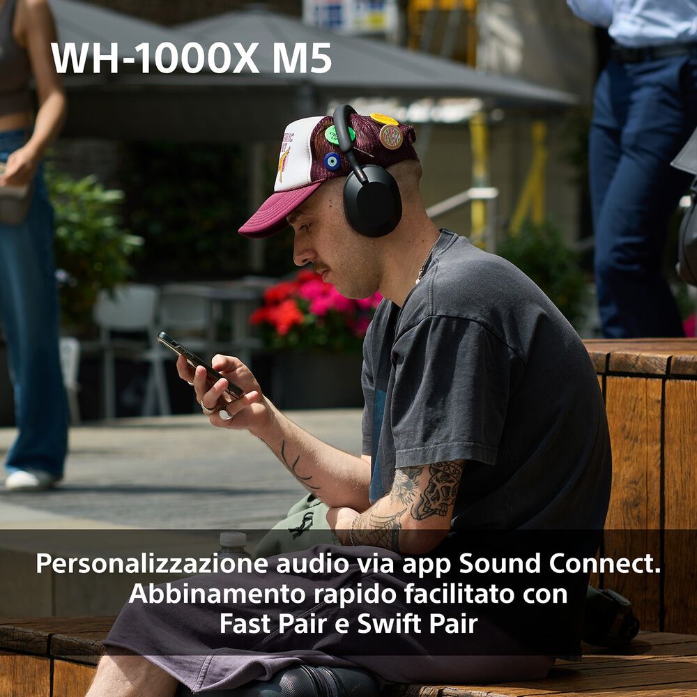 WH1000XM5S CUFFIE WIRELESS, Silver, image number 13