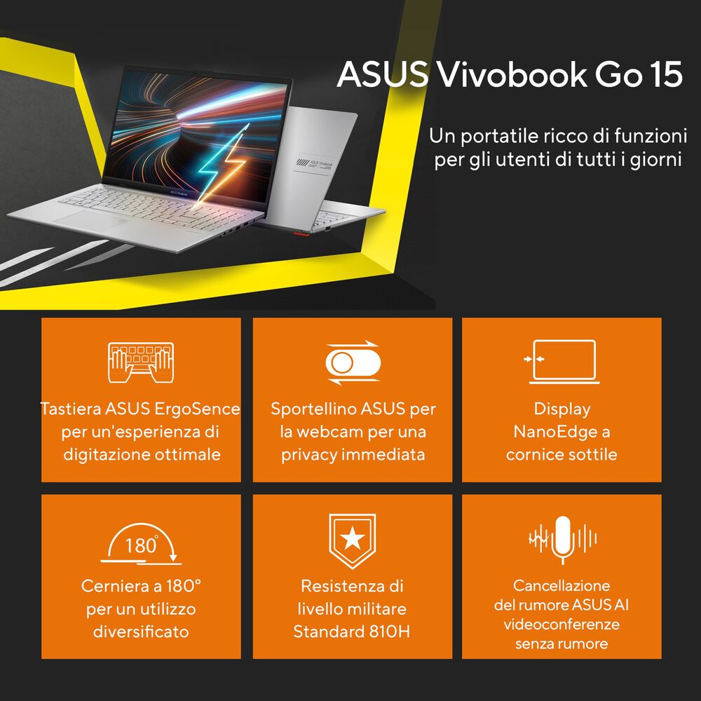 Vivobook Go 15 E1504, image number 4
