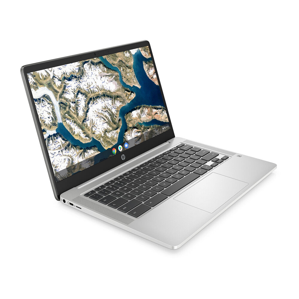 CHROMEBOOK 14A-NA0049NL, 14 pollici, processore Intel&reg; Celeron&reg;, INTEL UHD 600 Graphics, 4 GB, eMMC, Silver, image number 1