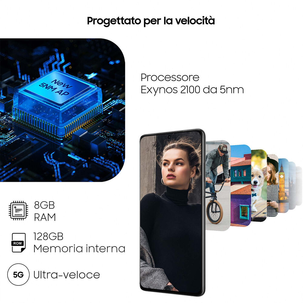 S21 5G 128GB, 128 GB, GREY, image number 5