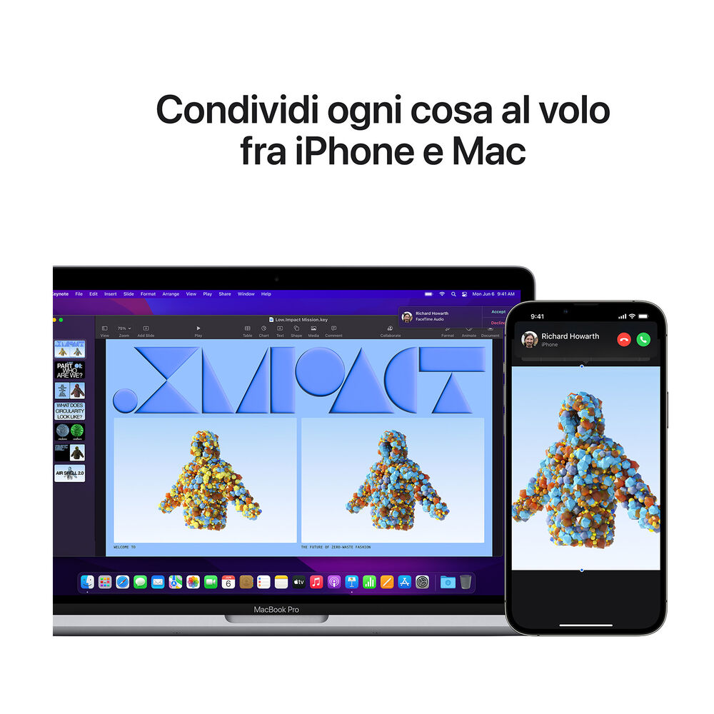MB PRO MNEJ3T , 13,3 pollici, processore Apple, Apple GPU 10-core, 8 GB, SSD 512 GB, Gray, image number 6