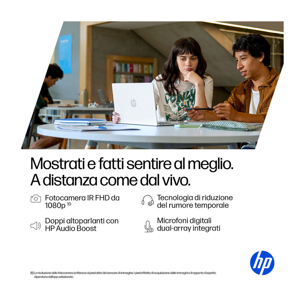 HP OMNIBOOK 5 14-HE0003NL NOTEBOOK, 14 ", processore Qualcomm Snapdragon X X1-26-100, Qualcomm Adreno&trade; Onboard Graphics, RAM 16 GB, 512 GB SSD, Silver, Windows 11 Home - PRMG GRADING OOBN - 10%, image number 3