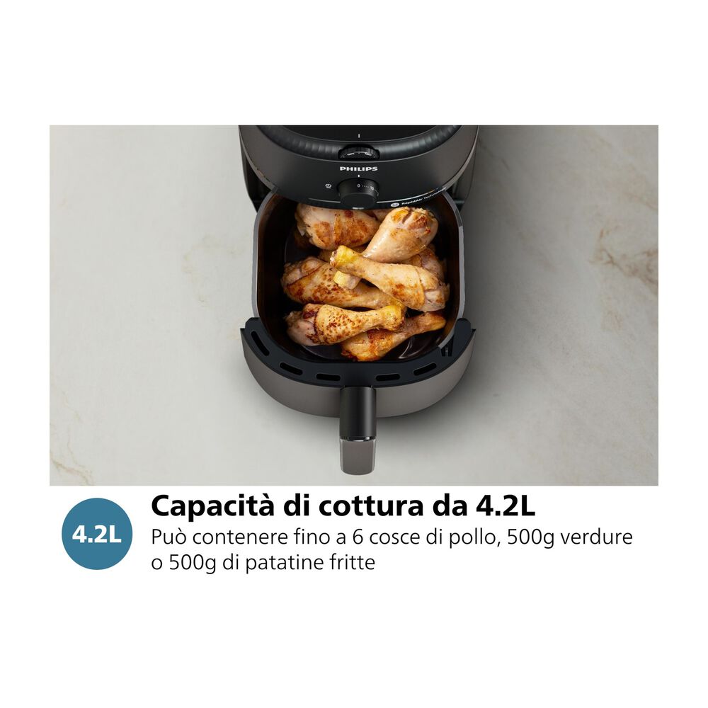 Airfryer Serie 1000 da 4.2L NA120/00, image number 7