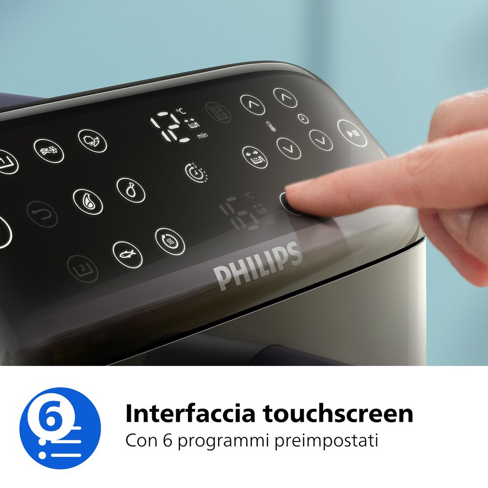PHILIPS Airfryer Verticale Serie 4000 da 10L NA462/80 FRIGGITRICE AD ARIA, capacit&agrave; 10 l, Max potenza 2750 W, 6 programmi, da 40 &deg;C a 200 &deg;C, Bianco - PRMG GRADING ROCN - 15%, image number 14