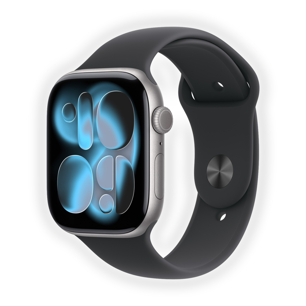 Watch Series 11 GPS, Cassa 46 mm in alluminio grigio siderale con Cinturino Sport nero-M/L - PRMG GRADING OOAN - 4.99%, image number 0