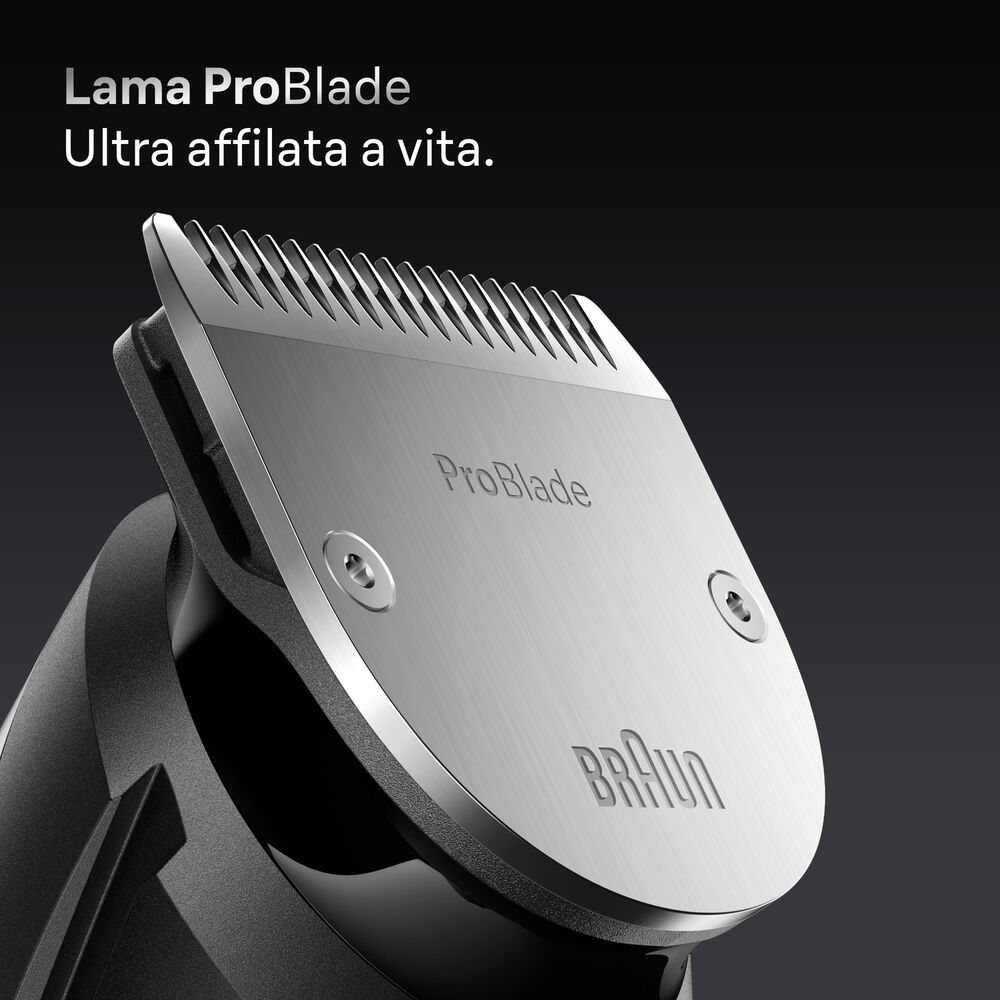Regolabarba SERIES 7, lama ProBlade, tecnologia AutoSense, 40 impostazioni di lunghezza a intervalli di 0,5 mm, rifinitori di precisione, 1 stencil per barba, batteria di lunga durata - PRMG GRADING OOBN - 10%, image number 2